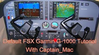 FSX Default Garmin G 1000 [upl. by Tocs]