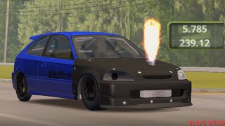 No Limit Drag Racing 20  57s  58s FWD Civic Tune [upl. by Mercorr408]