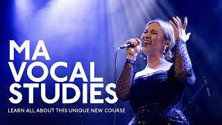 MA Vocal Studies Explained • ICMP London [upl. by Yadroc685]