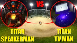 WE CAUGHT TITAN TV MAN VS TITAN SPEAKERMAN IN REAL LIFE SKIBIDI TOILET FULL FIGHT [upl. by Wende]