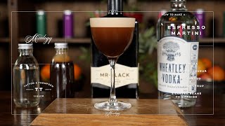 How To Make A Espresso Martini  Classic Cocktail Recipe  Vegan Friendly [upl. by Eilis]