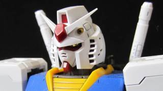 RG Gundam Part 5 Parts b Real Grade 1144 RX782 gunpla review [upl. by Rycca]