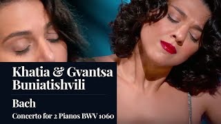 Khatia amp Gvantsa Buniatishvili  Bach  Concerto for 2 Pianos BWV 1060 [upl. by Eesak]