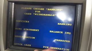 Check SBI Account Balance Through ATM [upl. by Armington542]