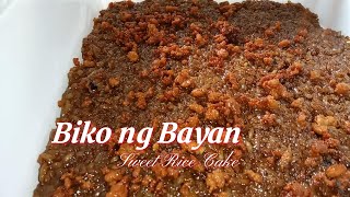 Biko Recipe Sweet Rice Cake [upl. by Narag]