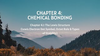 Matriculation Chemistry  Chapter 41 Lewis Electron Dot Symbol amp Octet Rule [upl. by Ahsienaj]