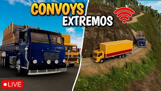 CONVOYS LATINOS EN RUTAS MORTALES DE BOLIVIA  DRIVER JOBS ONLINE [upl. by Ynffit]