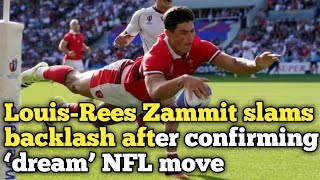 LouisRees Zammit slams backlash after confirming ‘dream’ NFL move [upl. by Ganiats]