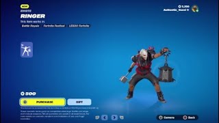 NEW Fortnite Emote  Ringer  ft Metallica 061924 [upl. by Fassold915]