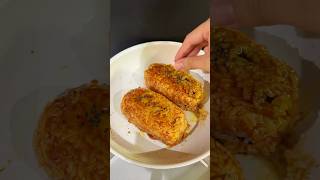 Hot dog cheese onigiri asmr food rice shorts cheese hotdog [upl. by Geno906]