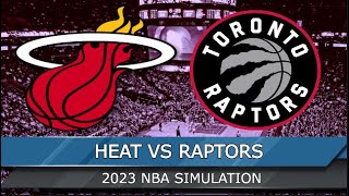 Miami Heat vs Toronto Raptors  NBA Today 1172024 Full Game Highlights NBA 2K4 Sim [upl. by Ahsiri]