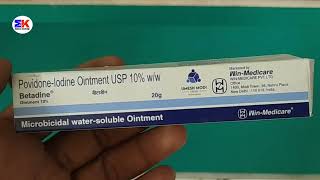 Betadine Ointment  Povidone lodine 10 ointment uses or benefits full review in hindi [upl. by Thirzia31]