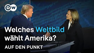 Harris gegen Trump Welches Weltbild wählt Amerika  Auf den Punkt [upl. by Wivina]