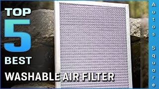 Top 5 Best Washable Air Filter Review in 2024 [upl. by Kawai]