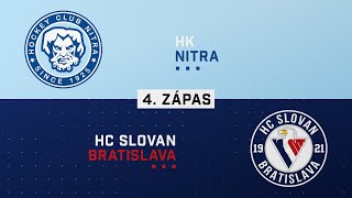 4zápas finále HK Nitra  HC Slovan Bratislava HIGHLIGHTS [upl. by Aniaj]