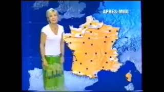 Météo TF1 du 5 Septembre 2006 Évelyne Dhéliat [upl. by Zetneuq]