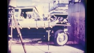 1979 Jeep Wagoneer  Frontal Crash Test by NHTSA  CrashNet1 [upl. by Marline]