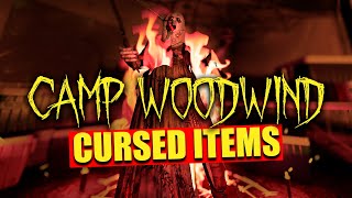 UPDATED Camp Woodwind cursed items spawn locations  Phasmophobia v09 [upl. by Atinuhs517]