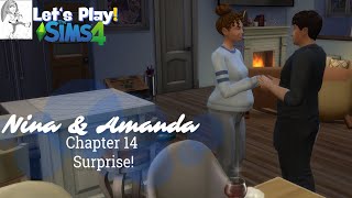 Surprise 🎉Chapter 14 Nina amp Amanda Lets Play Sims4 gxsimmer ninaamanda [upl. by Gyasi]