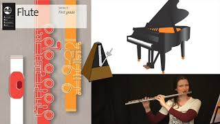 Allegretto  Grade 2 AMEB Flute [upl. by Eimia777]