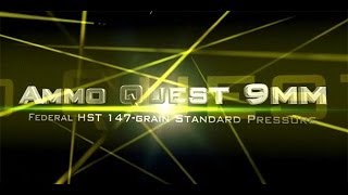 Ammo Quest 9mm Federal HST 147gr standard pressure test in ballistic gel [upl. by Wedurn]