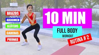 RUTINA DE EJERCICIOS 2 FULL BODY WORK OUT  Ana Emilia VIDA [upl. by Ayotas817]