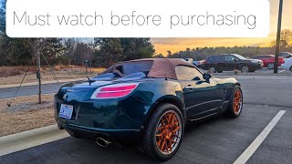 10 Things you must check when buying a Saturn sky [upl. by Mcclelland]