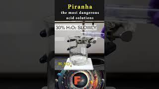 Piranha Solution funfacts science knowledge chemistry [upl. by Barsky]