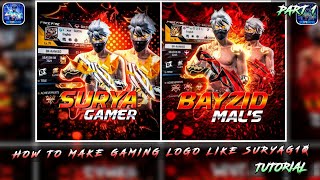 How To Make Creative Gaming Logo In Ps Cc Mobile  Stylish Logo Kaisa Thumbnail Kaise Banaye  P1 [upl. by Ientruoc]