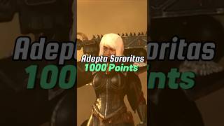 Adepta Sororitas 1000 points army 40k spacemarines w40k wargaming tabletopgaming [upl. by Nnyrat]