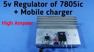 How to make Stepdown converter 5v powerful converter 40v to 5v Regulator with High ampeer IGBT [upl. by Folger]