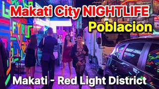 Philippines MAKATI CITY NIGHTLIFE  Night Walk at Poblacion  Red Light District [upl. by Mischa]