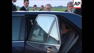 Putin arrives in Belgrade to meet with Kostunica [upl. by Alletneuq]