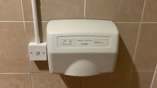 Automatic T2000 Hand Dryer At Newbank Garden Centre Newton Le Willows [upl. by Ayitahs]