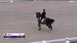 Isabell Werth amp DSP Quantaz  FEI Dressage World Cup™ presented by RS2 Dressage [upl. by Nagar297]