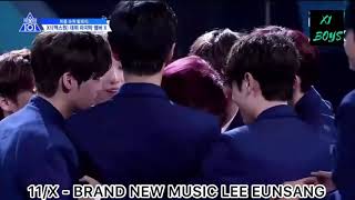 Produce X 101 Final Rank 111 Debut Announcement [upl. by Laup]