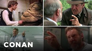 quotHarrison Ford Angrily Points At Stuffquot Supercut  CONAN on TBS [upl. by Dhu]