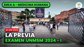 🔴 Examen de Admisión UNMSM 2024  I​ 🌳  En vivo  Área A  Medicina Humana  LA PREVIA 🔥 [upl. by Amora]