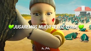 JUGAREMOS MUÉVETE LUZ VERDE  Canción del Juego Del Calamar Con Letra [upl. by Enileuqkcaj]