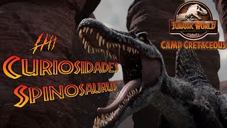 5 curiosidades del Spinosaurus de camp cretaceus jurassicpark jurassicworld [upl. by Recnal]