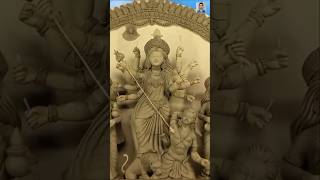 How to Make a Small Durga Idol at HomeClay amp Straw Durga Idol Making Processdurga art clayidols [upl. by Perretta520]