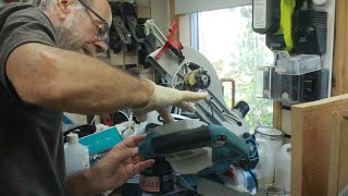 small shed Saturday 463  Erbauer mitre saw repair [upl. by Neeli]