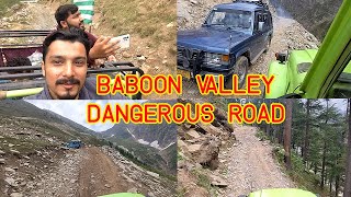 Kashmir Trip  Part2  BABOON Basecamp to Baboon VALLEY  Dangerous OFFROAD Track [upl. by Lally716]