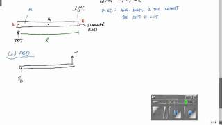 Rigid Body Kinetics with Rotation  Engineering Dynamics [upl. by Nanam]