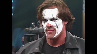 Sting beats up NWO Sting The NWO confront Sting about joining the NWO 1996 WCW [upl. by Normak]