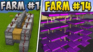 I Built Every MEGA Farm in Hardcore Minecraft [upl. by Vena]