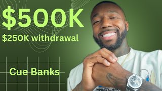 Cue Banks Shows IG Live His Biggest Trade 500K w 250K Withdraw [upl. by Diehl]