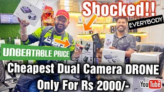 Cheapest Drones amp DSLR In Mumbai  Latest Dual Camera DRONE only for Rs 2000 sasta dslr drones [upl. by Nonaihr187]