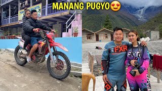 MANANG MA BATO BIRSEYERA GREEN LAKE PUGEM😍  MANANG DIRT RIDE CHAME TO KHANGSAR [upl. by Wickman]