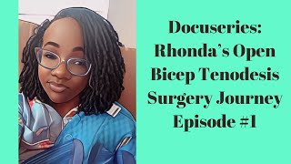 Docuseries Rhonda’s shoulder surgery  open biceps tenodesis [upl. by Epul39]